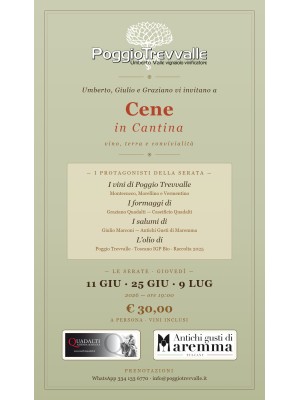 Cene in Cantina a Poggio Trevvalle